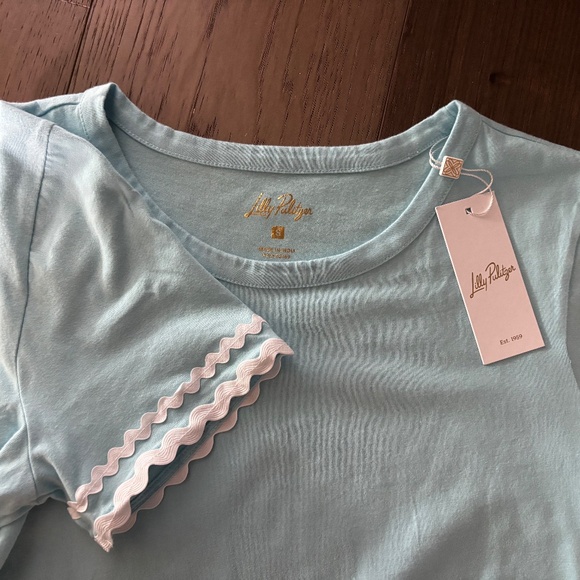 Lilly Pulitzer Clairmont Ric Rac Trimmed Shirt (S) - Picture 4 of 6